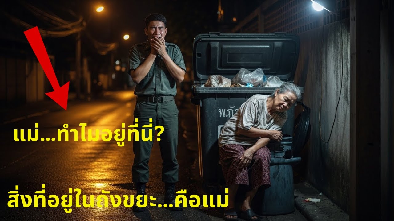 ลูกชายปลดประจำการกลับบ้าน ต้องช็อกเมื่อพบแม่หลับอยู่ในถังขยะข้างถนน | เรื่องเล่าสะเทือนใจ