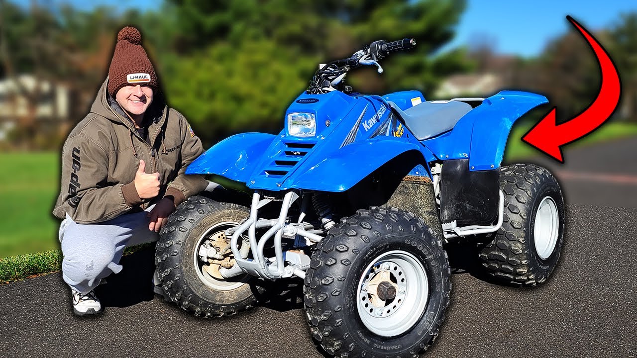 Barn find Kawasaki Lakota 300 ATV!