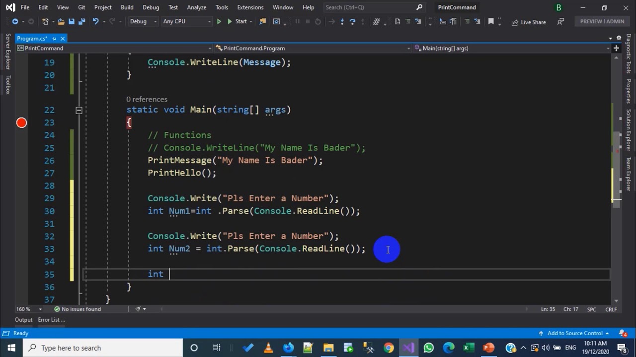 69 - C# -  Methods In Practice شرح الدوال بشكل عملي