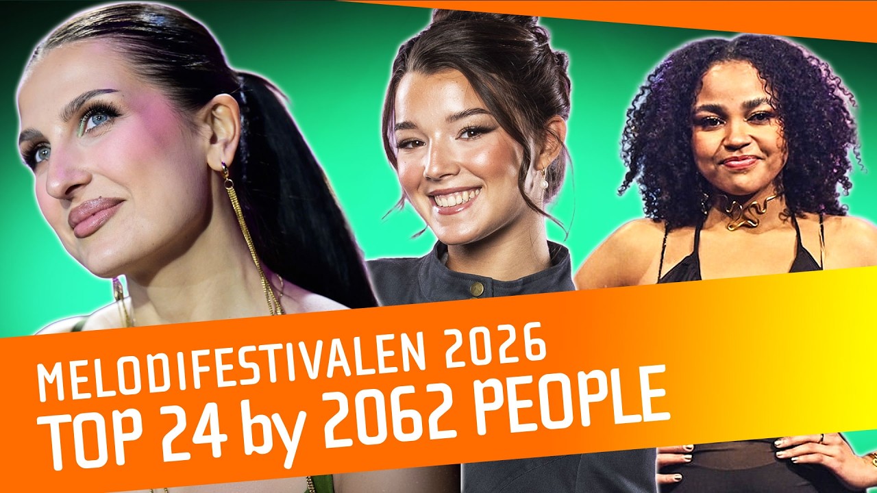 ТОП-24 по мнению 2062 человек - Melodifestivalen 2026 - Melfest — шведский отбор на Евровидение 2026