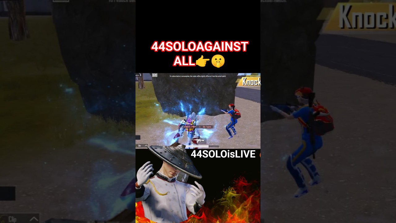 @44SOLOisLIVE 1 V 2 CLUTCH 👉🤫🔥#shorts #ytshorts #pubgmobile #bgmi #foryou #44SOLOisLIVE