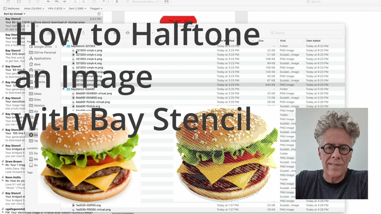 How to Halftone an Image with Bay Stencil