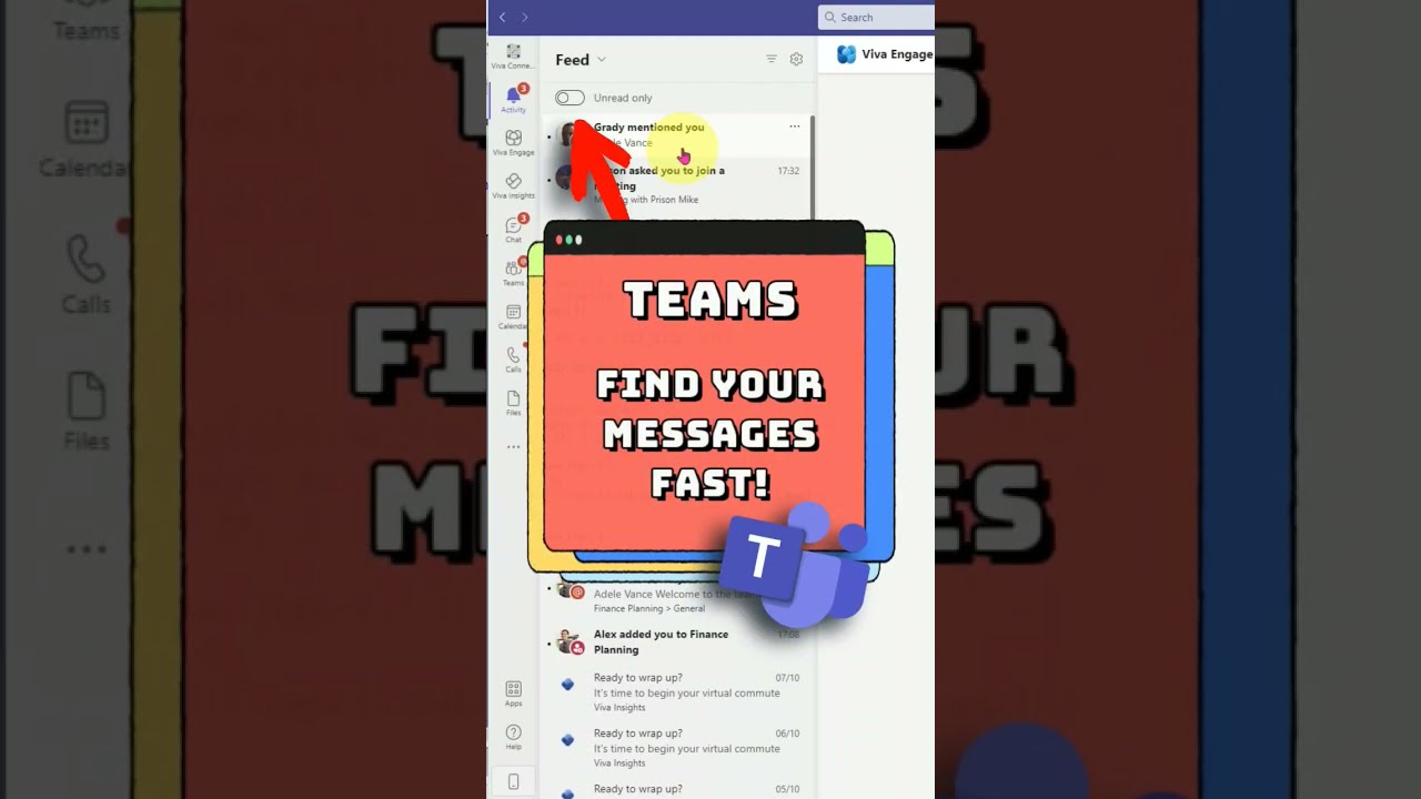 New Microsoft Teams feature - find unread messages fast! #microsoft #teams #hybrid #remotework #tech