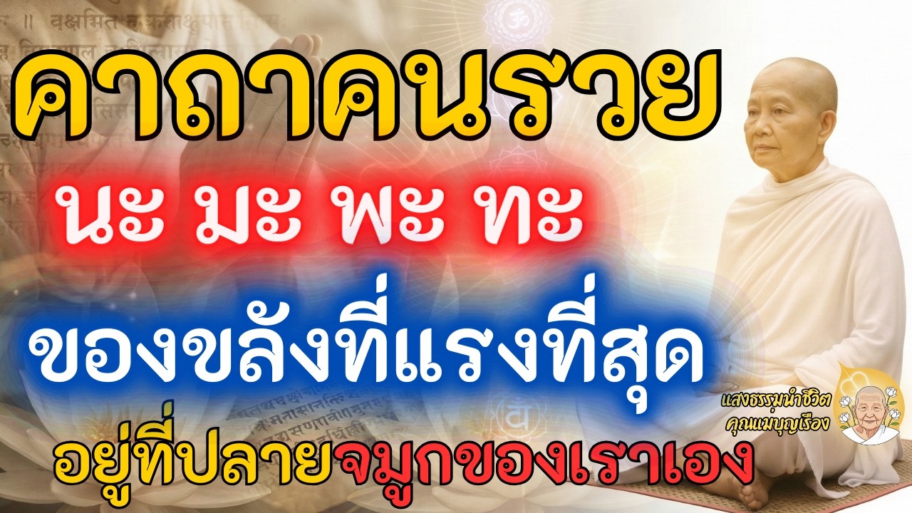 ถอดรหัสลับ นะ มะ พะ ทะ เปาฏิหาริย์ลมหายใจพลิกชีวิต พลังความเงียบของเศรษฐี l แสงธรรม แม่บุญเรือง