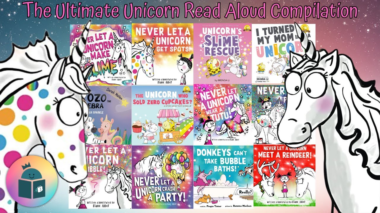 🦄12 книг о единорогах, прочитанных вслух &mdash; 52 минуты веселья с единорогами!