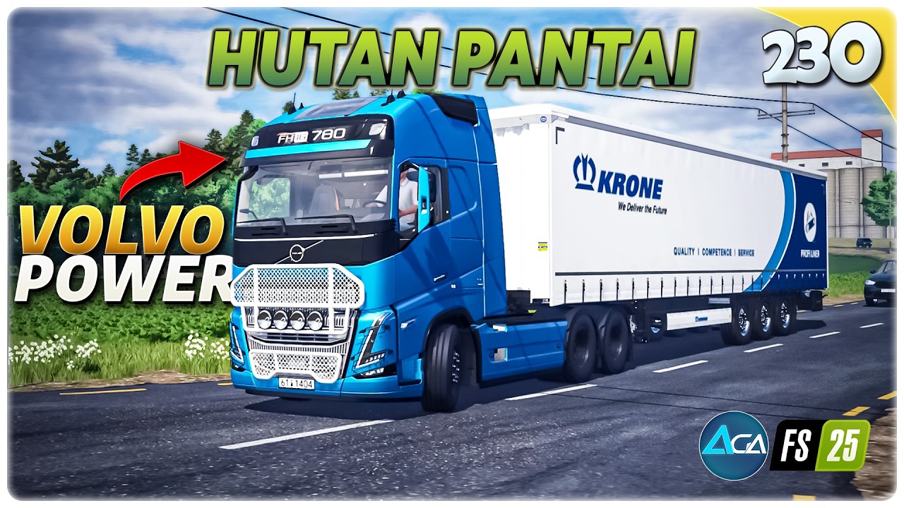 Reamenajam drumul la fabrica de cherestea si cumparam camion - Gameplay Română FS25 Hutan Pantai 230