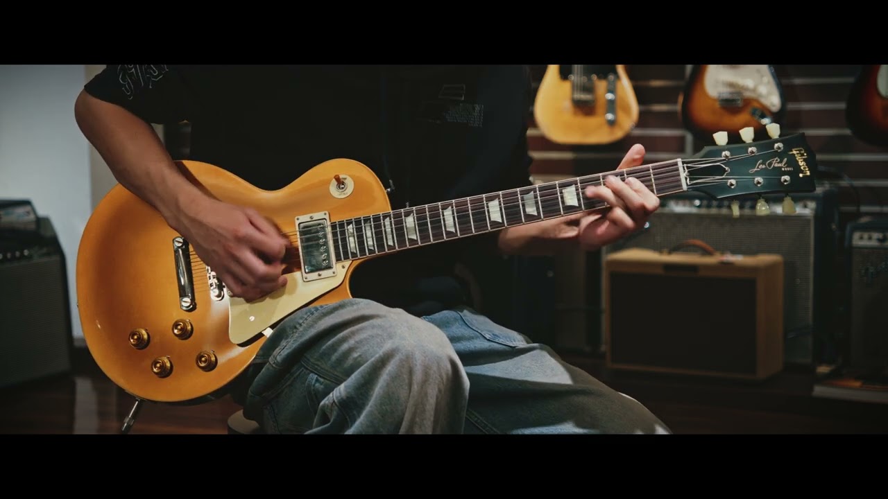 GIBSON CUSTOM SHOP 1957 Les Paul Standard w/V2 Neck Goldtop Dark Back VOS【S/N:742120】