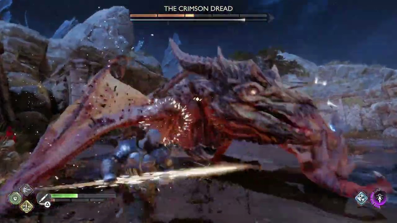 God of War Ragnarok Crimson Dread Fight