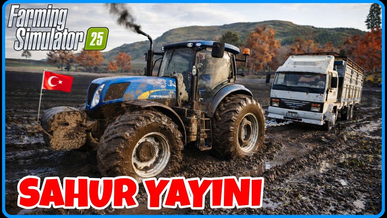 EKİPLE SAHURA KADAR YAYINSSS FS25-ETS2 VE DAHASI  #55_ragnar