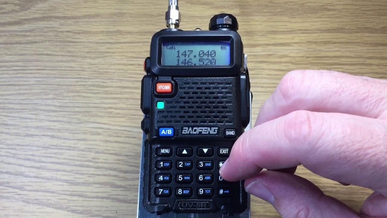 BaoFeng UV-5R 2m Search Scan