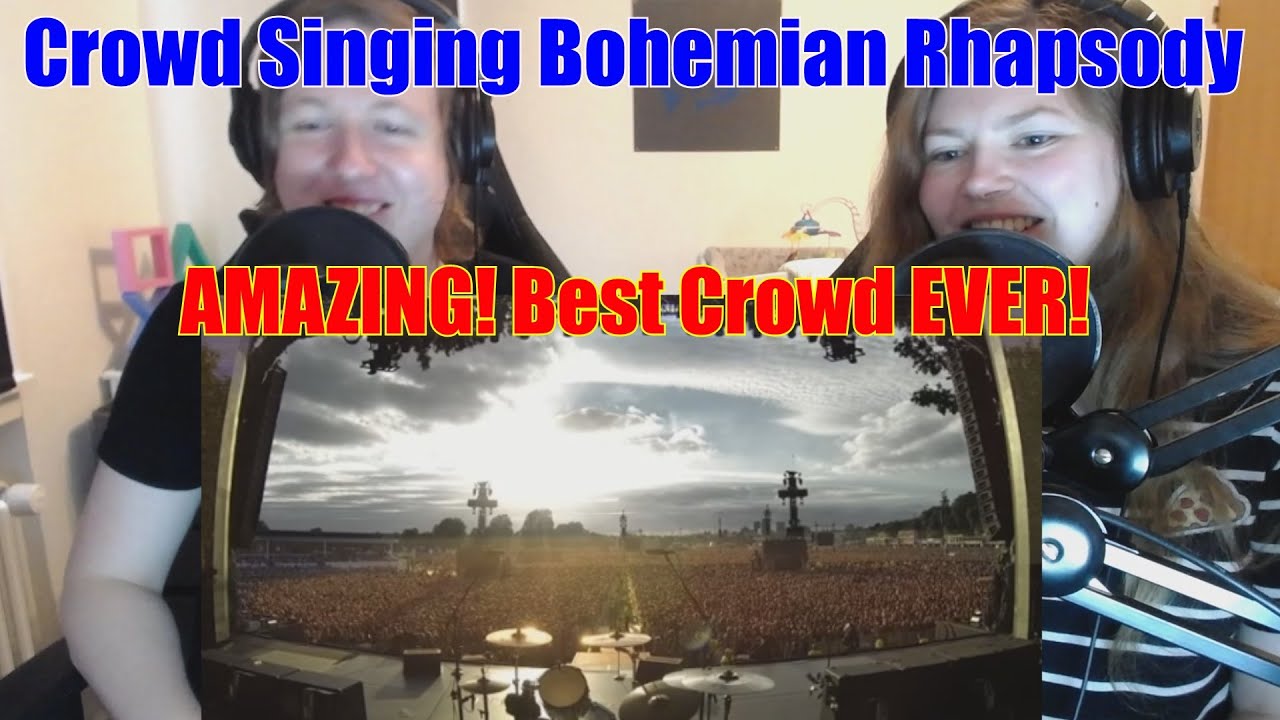 Couple First Reaction To - Green Day Crowd Singing: Bohemian Rhapsody