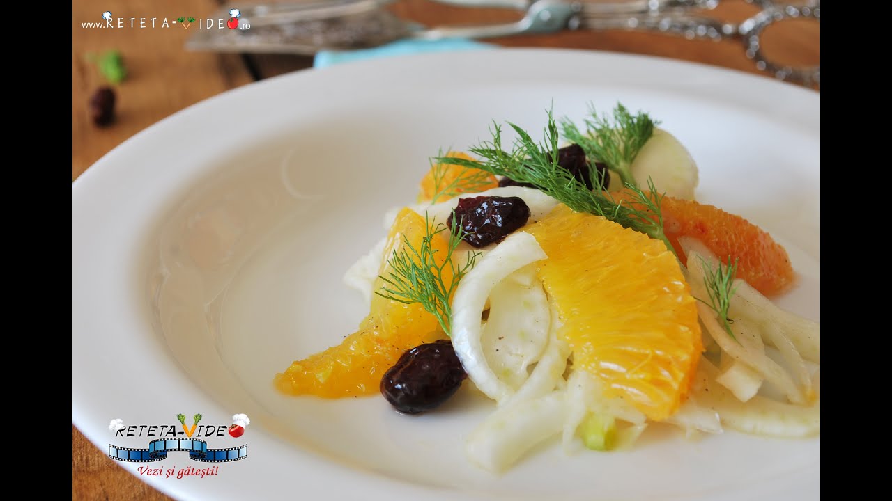 SALATA DE FENICUL SI PORTOCALE