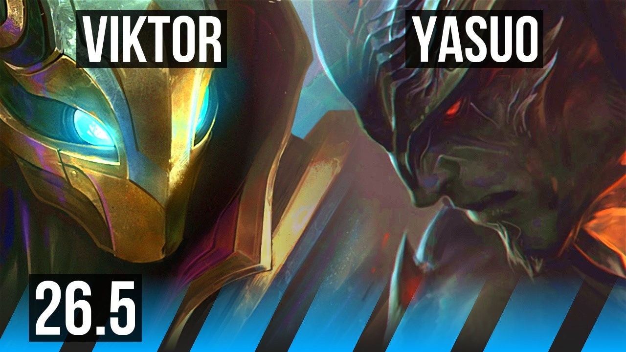 VIKTOR vs YASUO (MID) | KR Master | 26.5