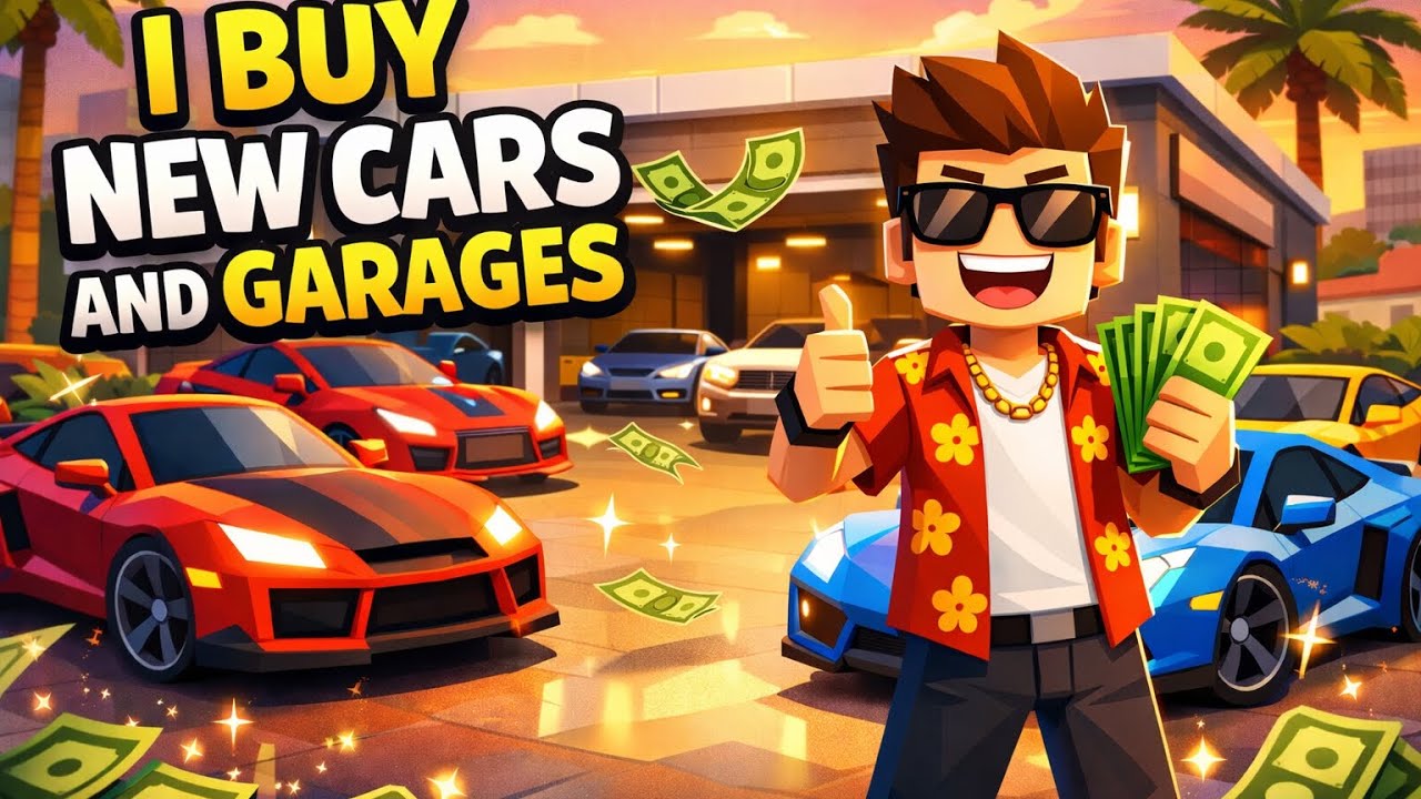 I buy supercars and garages in dude theft war