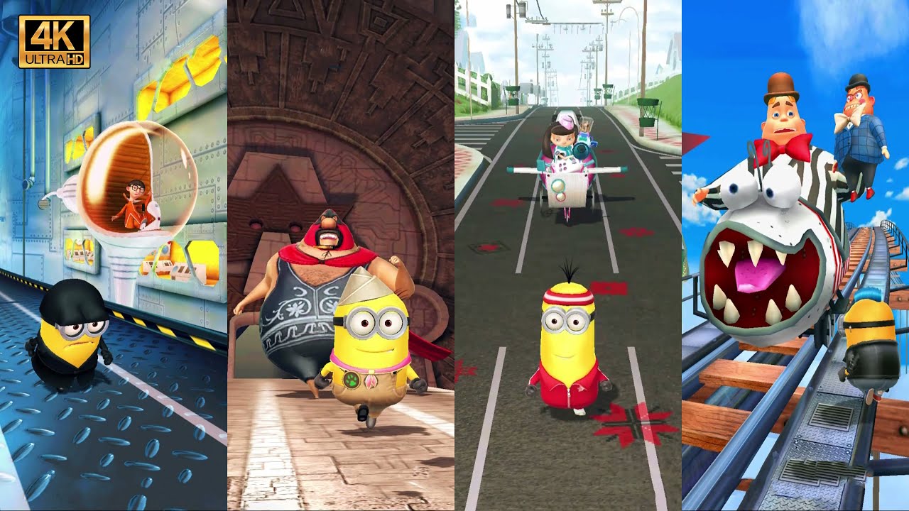 Minion rush all Bosses - PC 4K