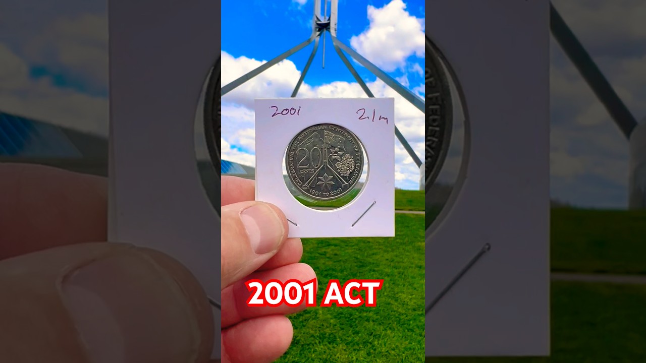 2001 20c Centenary of Federation Australian Capital Territory coin #royalaustralianmint #coin