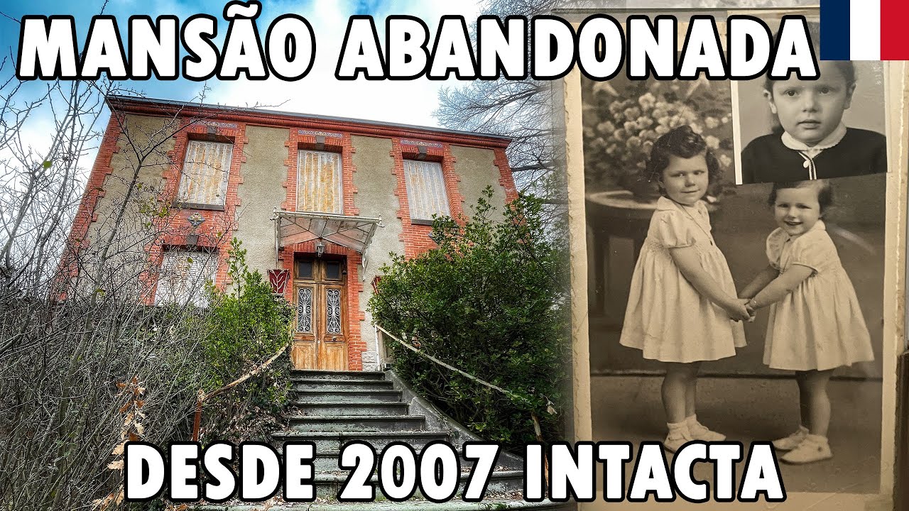 MANSÃO ABANDONADA INTACTA EM FRANÇA, DESDE 2007 - URBEX