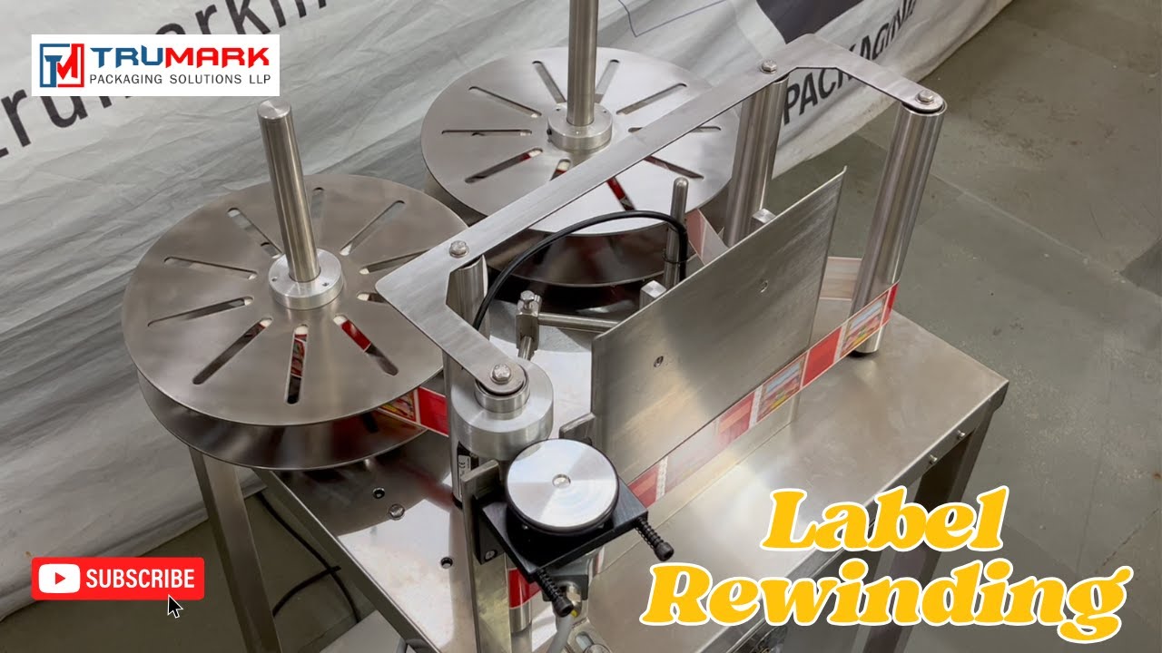 Label Roll Rewinding Machine