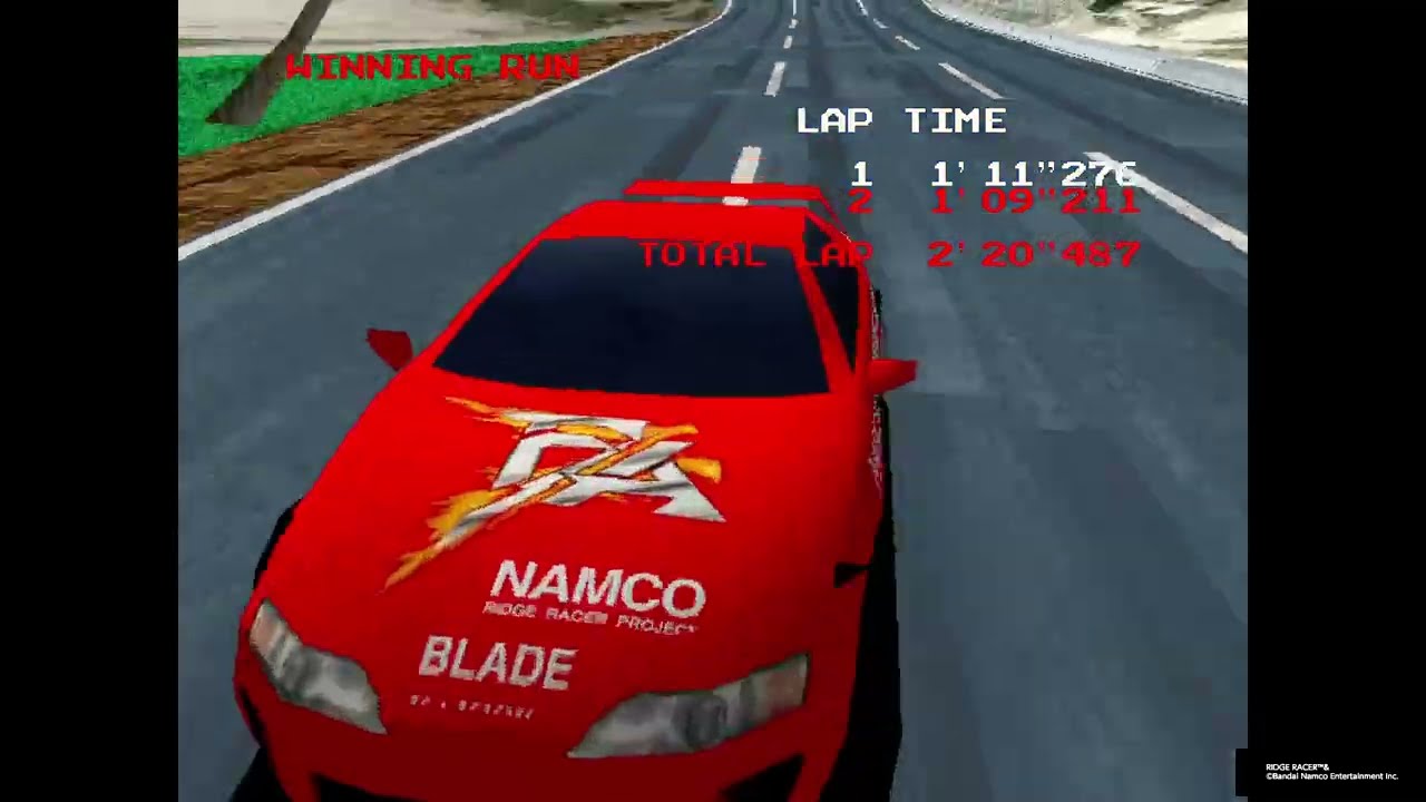 Arcade Archives 2 RIDGE RACER - Gameplay
