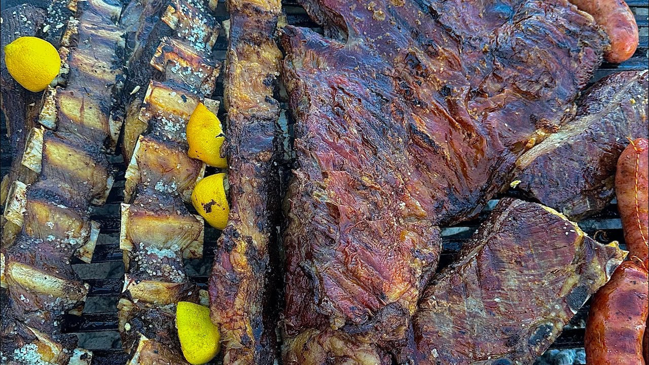 Por primera vez preparamos  Asado Argentino 😋 en Argentina 🇦🇷