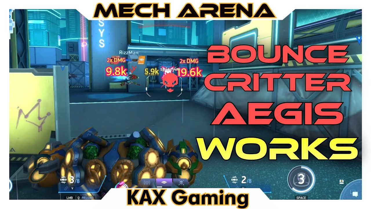 Bouncecritter Parasite & Aegis Worked Wonders in CPC👌 - Mech Arena