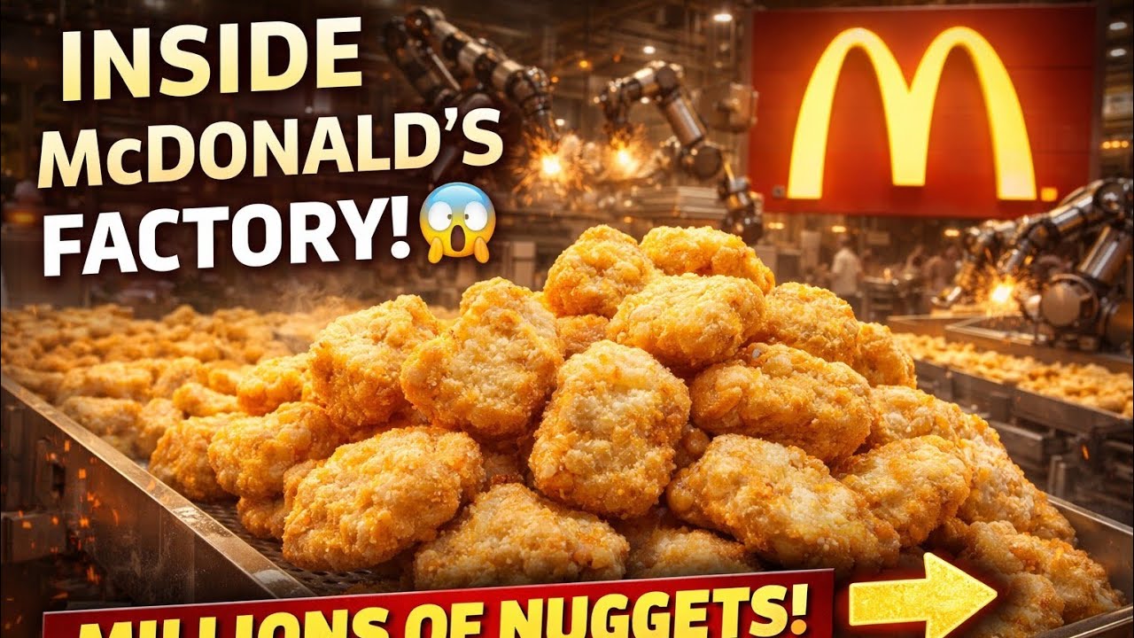 Inside a Chicken Nugget Factory — How McDonald’s Makes Millions Every Day#Mega factory