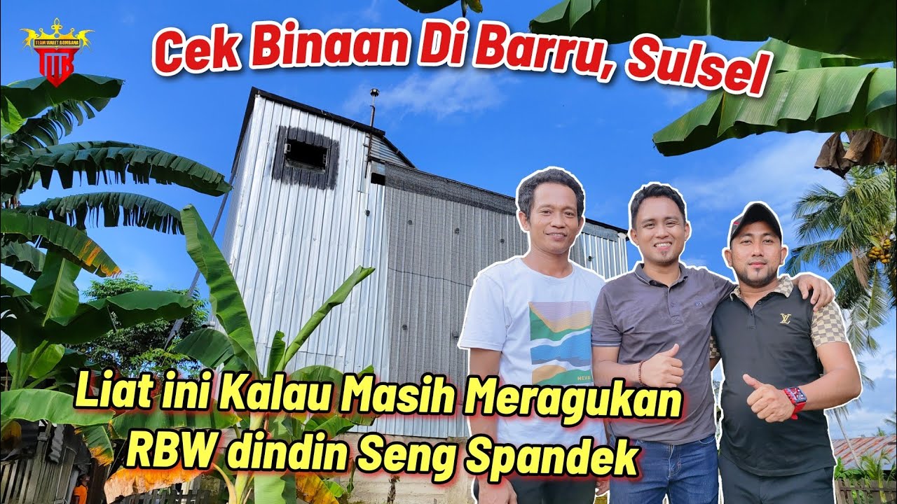 Liat ini kalau Masih Meragukan RBW Dinding Seng Spandek 😀👍. Cek Binaan Andi Sufar di Barru, Sulsel.