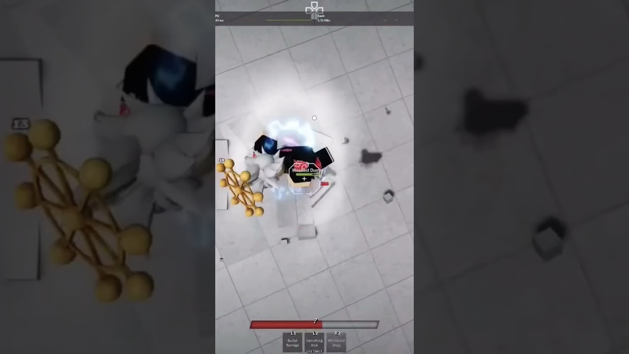 PSYCHIC STRONGEST BATTLE GROUND MARTAIL ARTS COMBO #roblox #strongestbattlegrounds #fyp