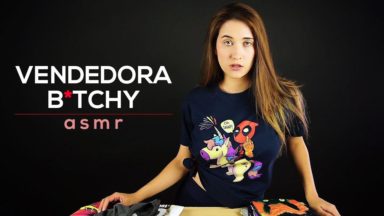 VENDEDORA ANTIPATICA te atiende | Roleplay asmr en español | Asmr with Sasha