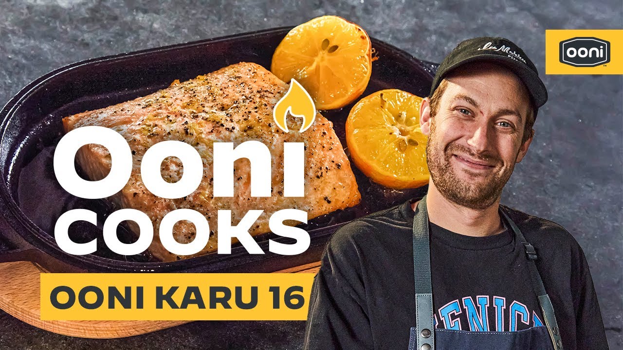 Salmon with Roasted Lemons | Kesley Small | Ooni Karu 16
