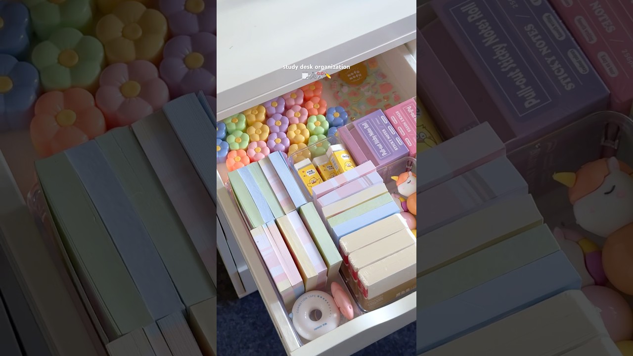let&rsquo;s organize 📌✂️✏️#asmr #asmrsounds #trending #fyp #satisfying #satisfyingvideo #stationery