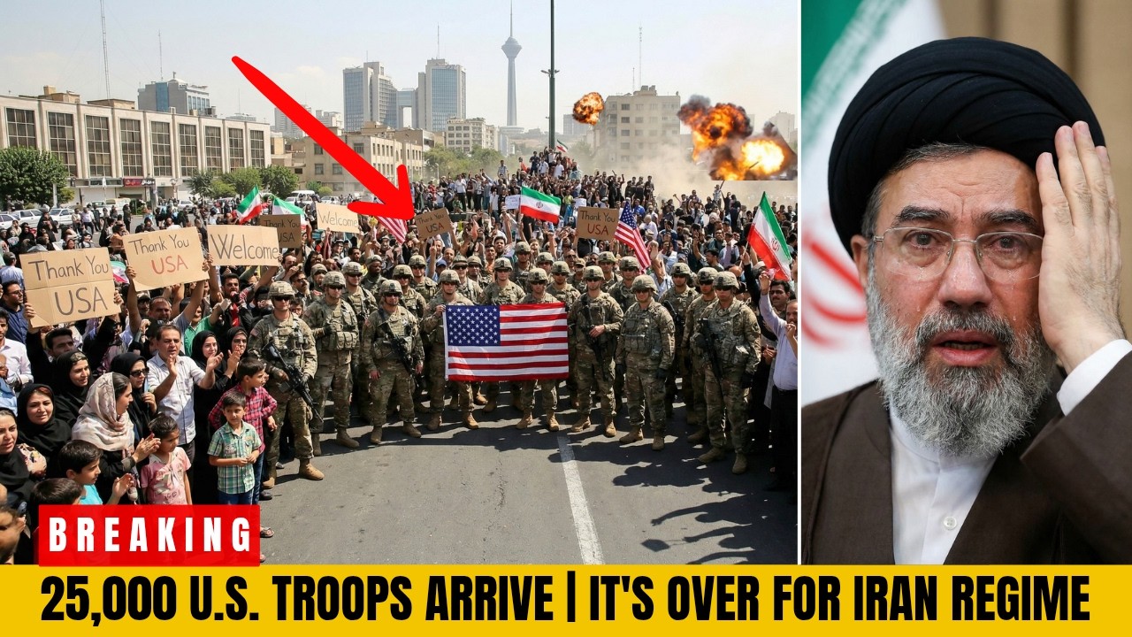 Tehran in Shock: 25,000 U.S. Troops Suddenly Arrive - What Happens Next?