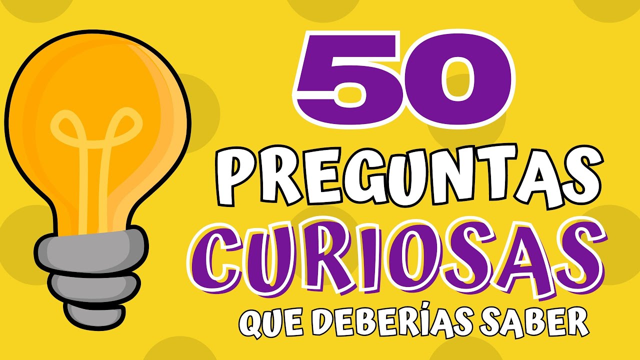 Examen Cultura General! 💡🧠 50 Preguntas y Respuestas. Curiosidades que debes saber YA‼️
