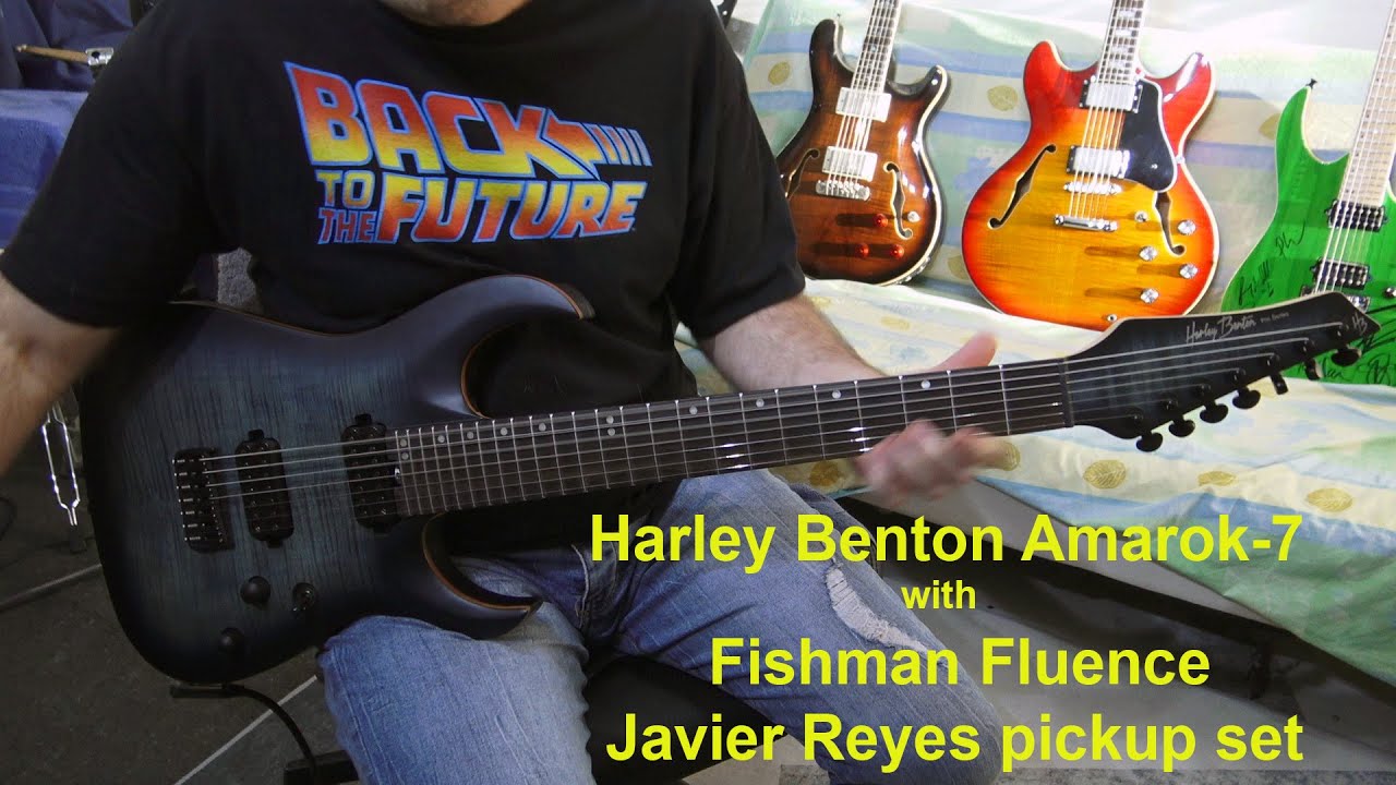 Harley Benton Amarok-7 | Fishman Fluence Javier Reyes pickup set