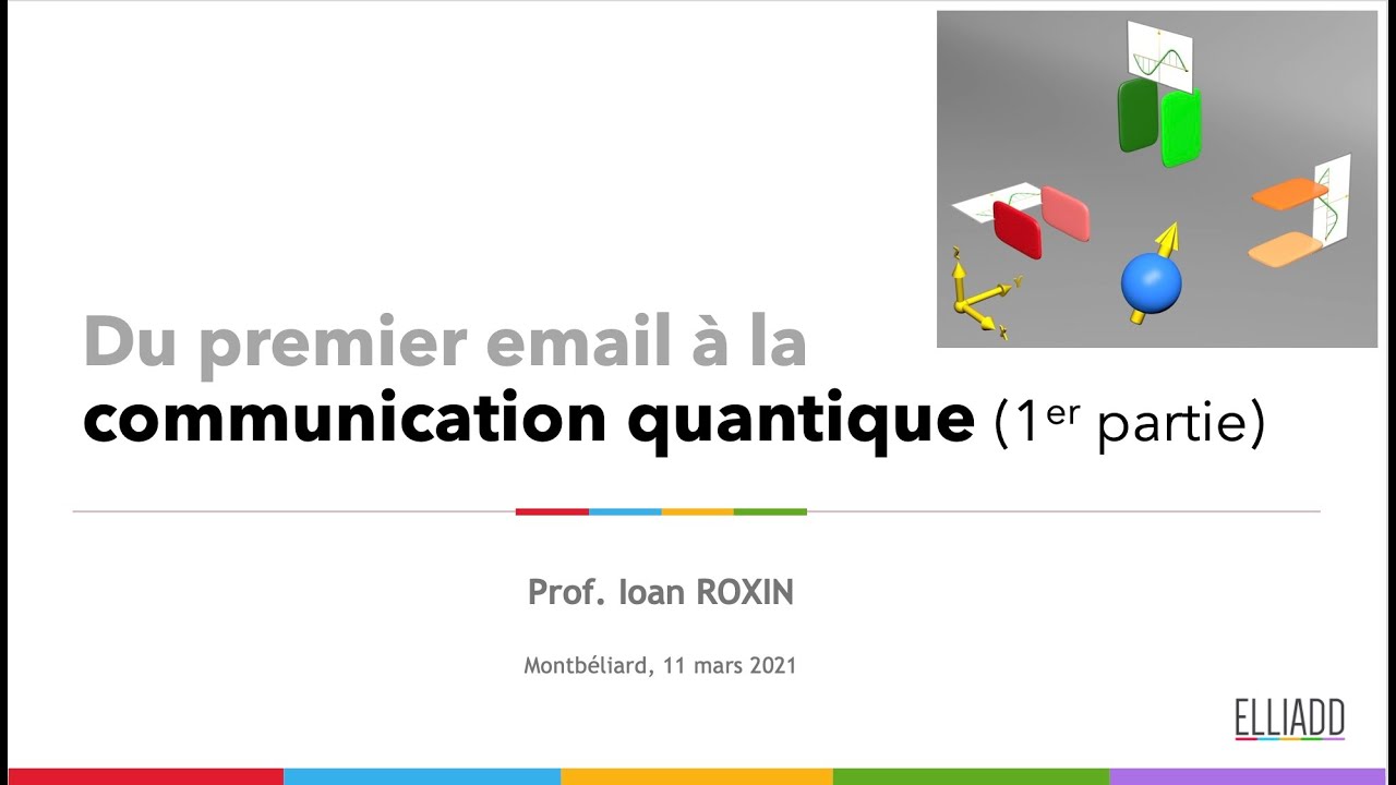 Du premier email à la communication quantique (1er partie), Ioan Roxin