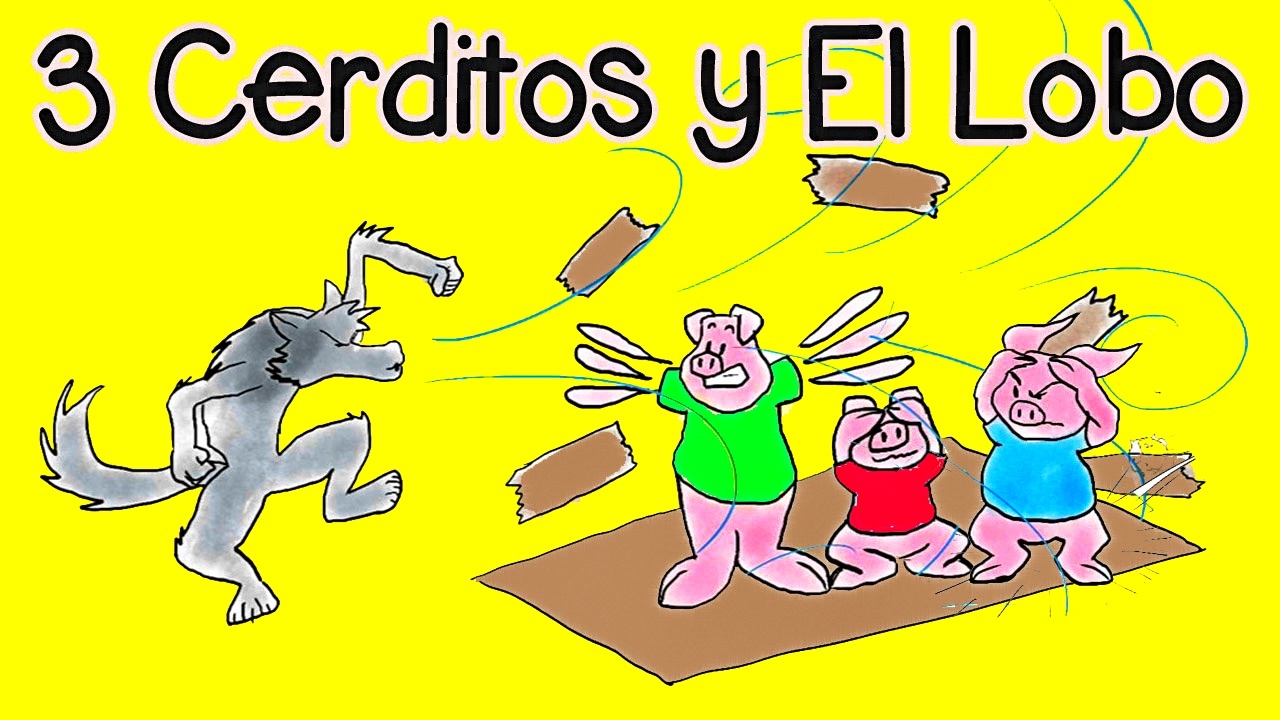 Los Tres Cerditos y el Lobo Feroz - Cuentos Infantiles - Videos para Niños