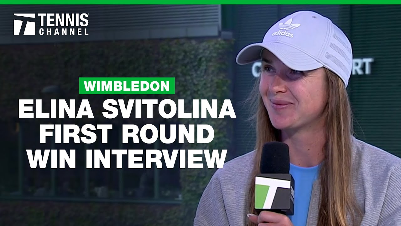Elina Svitolina Inspiring New Generation of Ukrainian Tennis Players | 2024 Wimbledon 1st Round