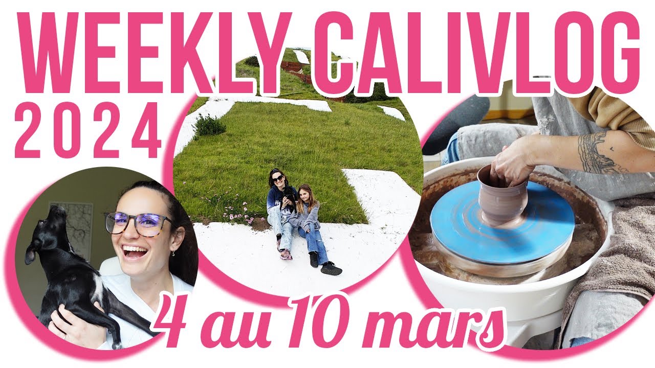 [WEEKLY CALIVLOG] TOUR MAGASIN AMÉRICAIN JOANN - REPRISE POTERIE - BALADES VERDOYANTES 💚