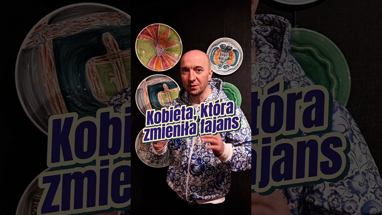 Kobieta, kt&oacute;ra zmieniła fajans #fajans #ceramika #fajanswłocławek #sztuka #targ #starocie #lampy