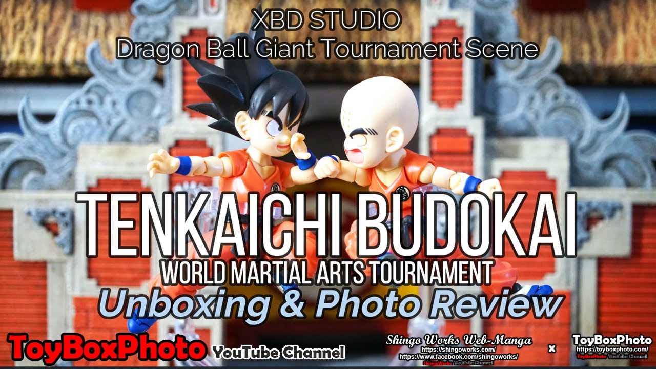 Dragon Ball Tenkaichi Budokai Tournament 1/12 Scale Diorama Unboxing Photo Review