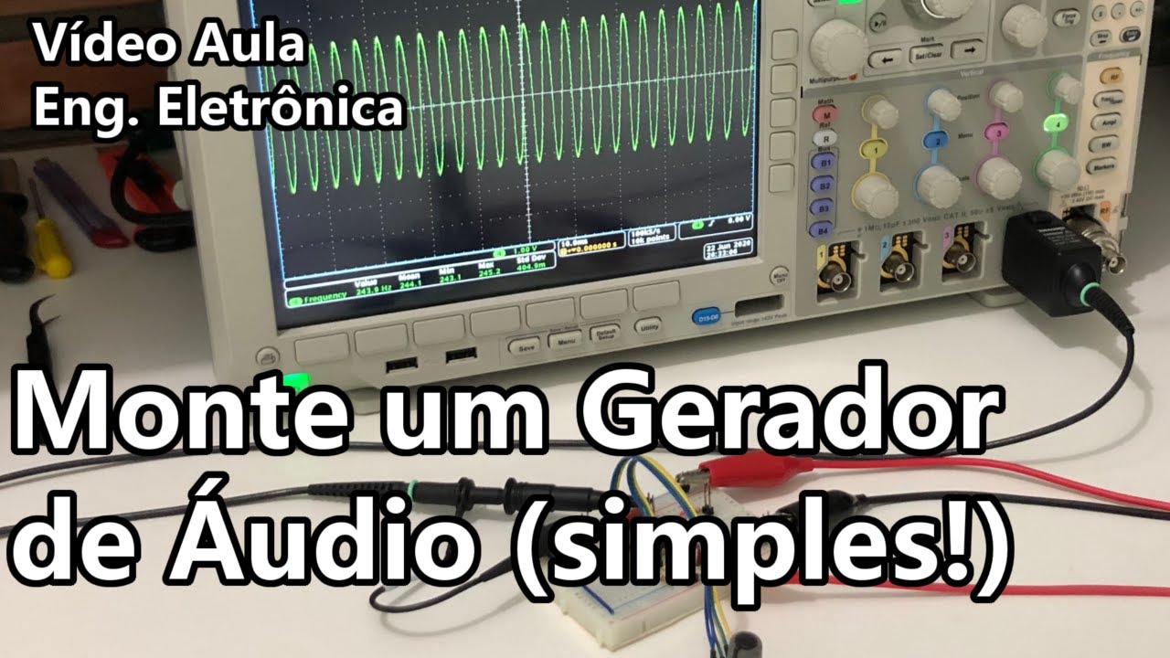 GERADOR DE ÁUDIO (FÁCIL E DE BAIXO CUSTO) | Vídeo Aula #334