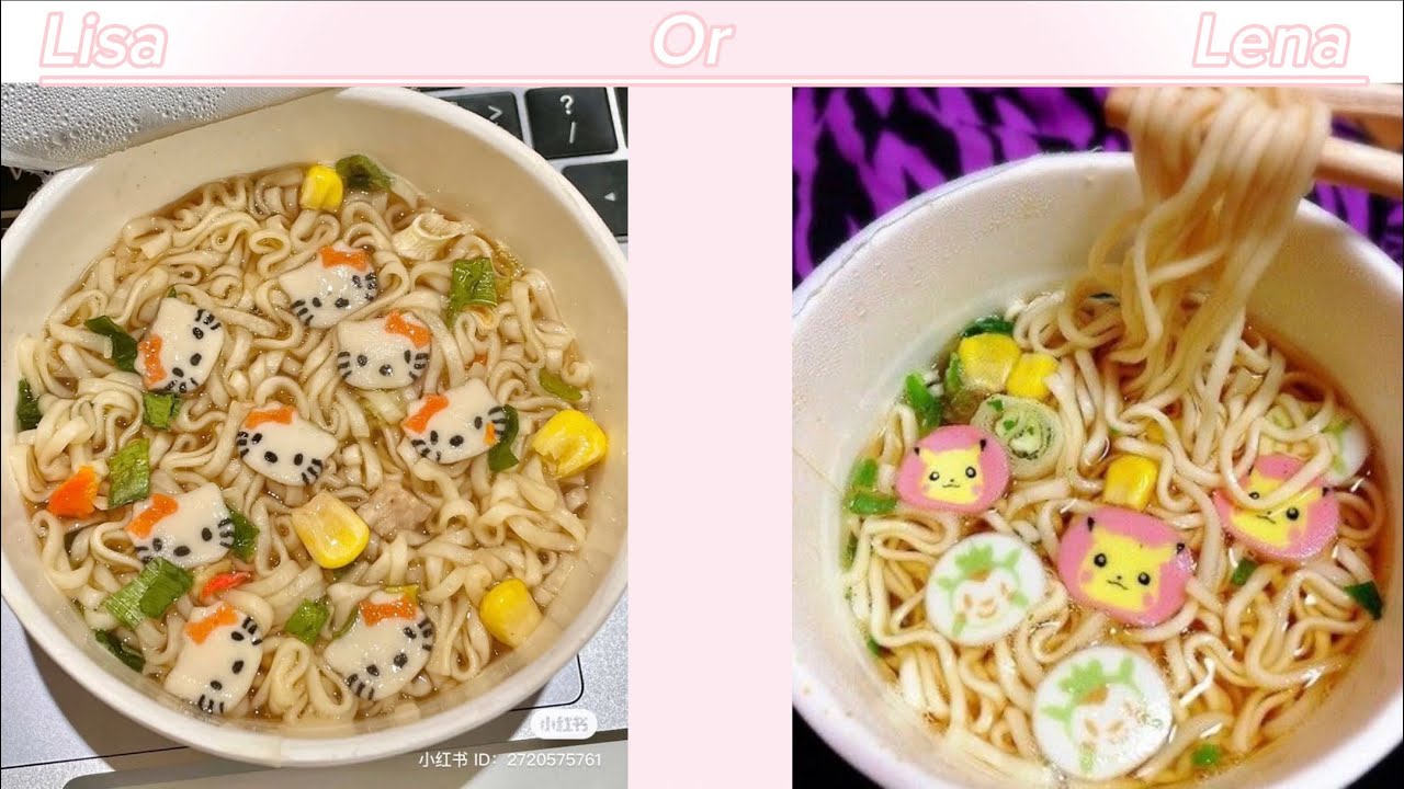 LISA OR LENA CUTE SANRIO SWEET FOODS! (Only cute foods!)