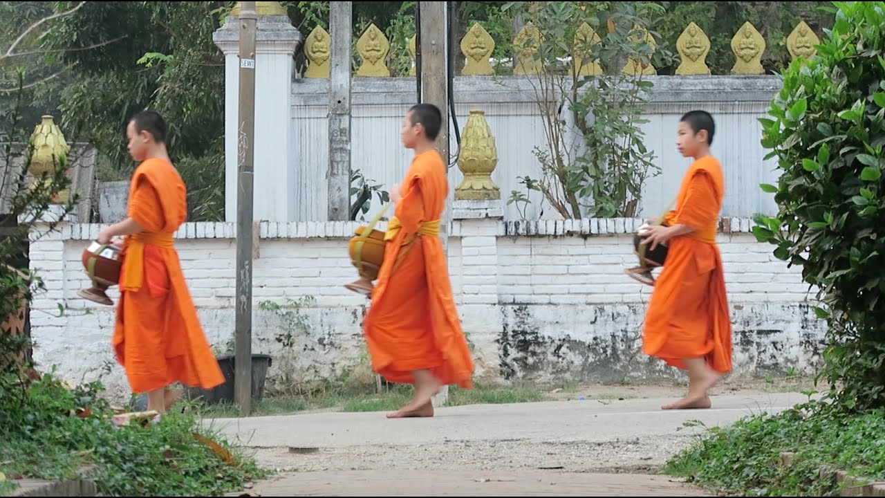 Luang Prabang AUTHENTIC Alms + Nate's Birthday!