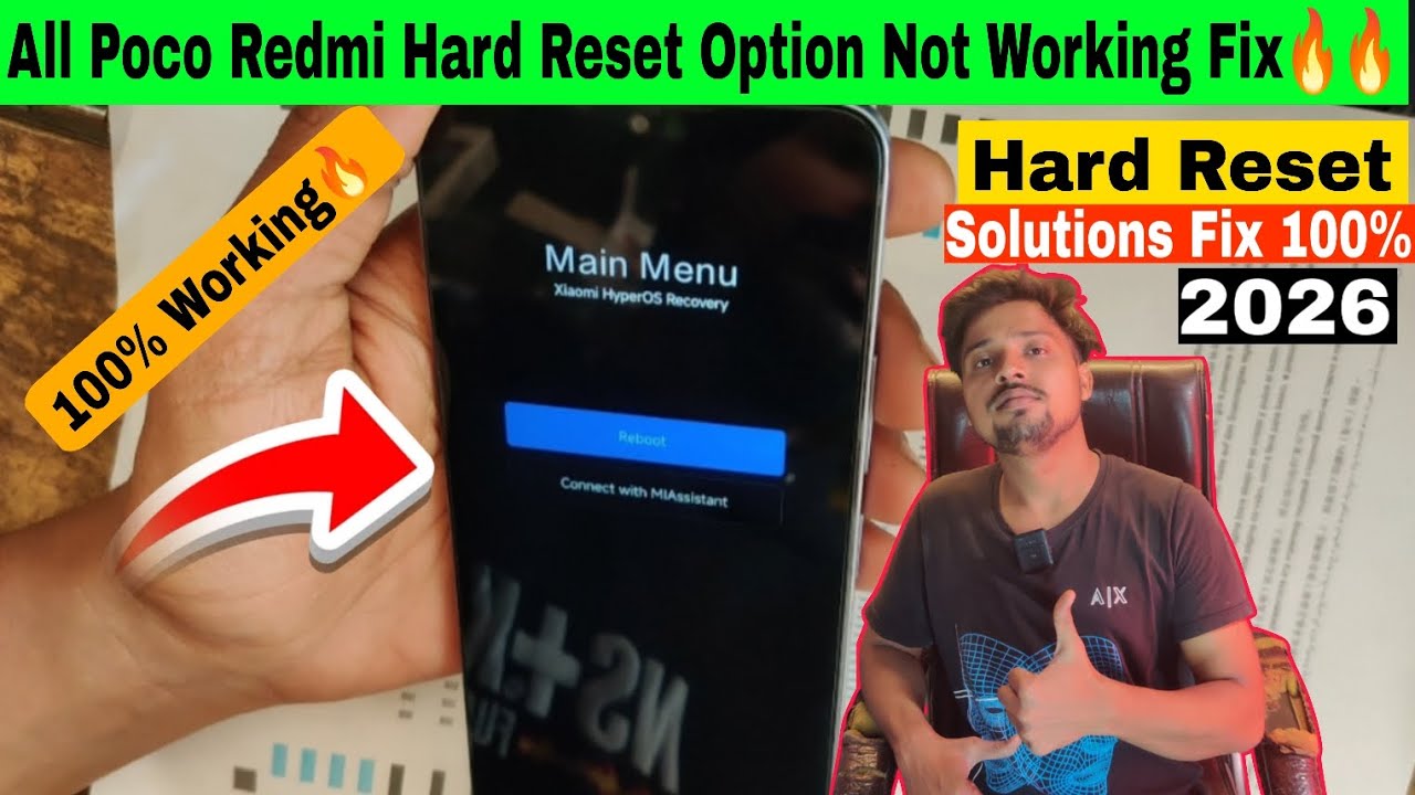 Poco M6 5G Hard Reset | Redmi 13c Hard Reset | Poco Hard Reset | Redmi Hard Reset| All poco or redmi