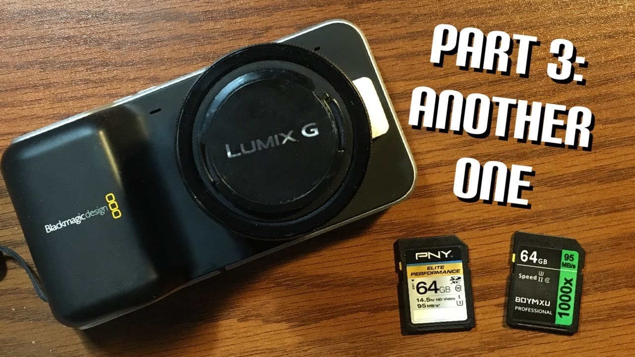Original Black Magic Pocket Cinema Camera SD Card Test | OG BMPCC 2021 Part 3