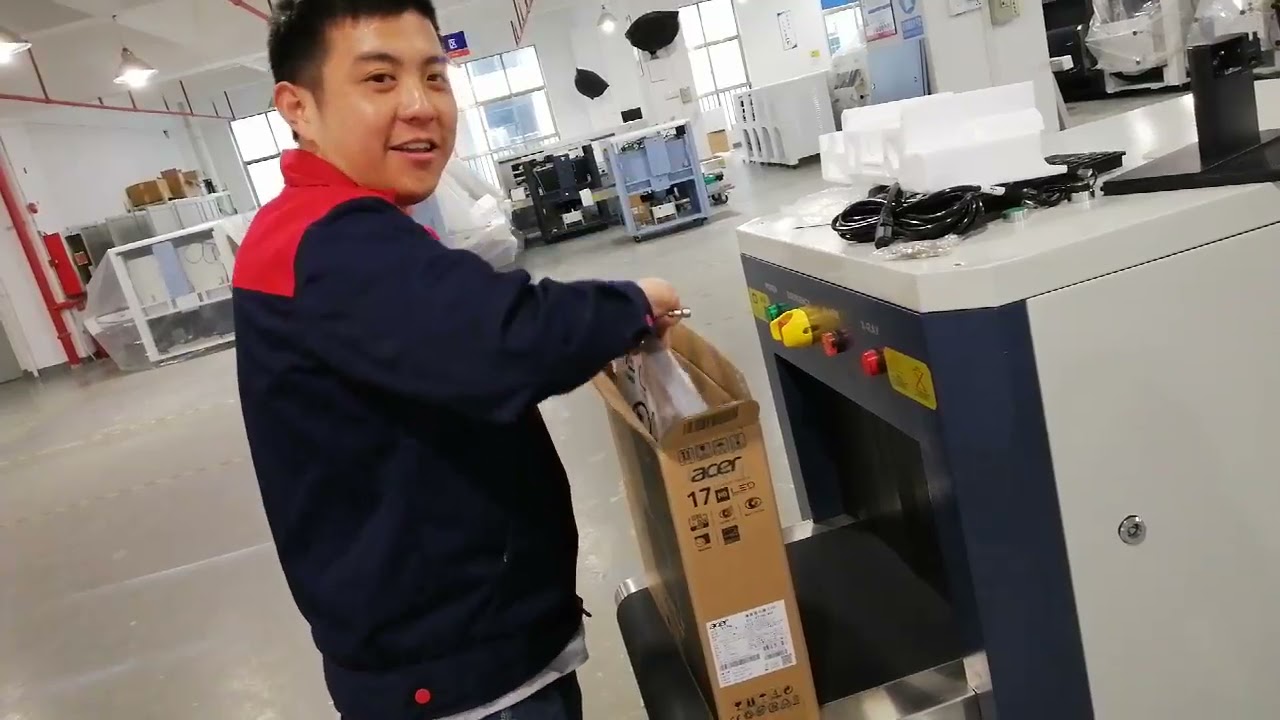 How to do installation X Ray Baggage scanner ZA5030