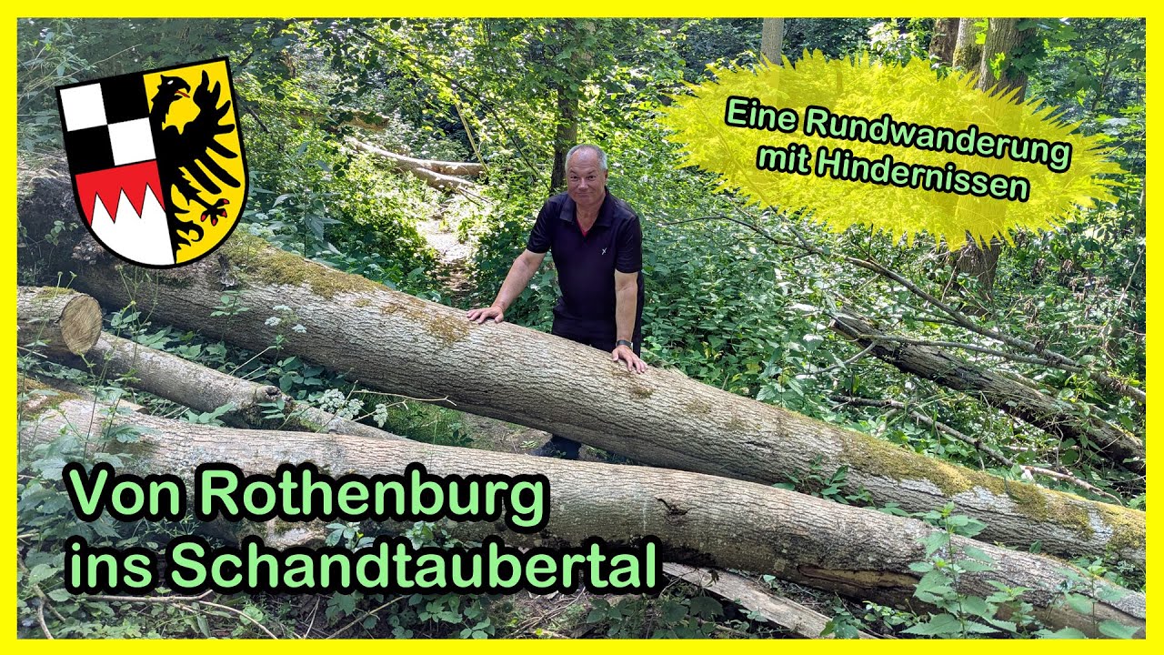 Mittelfranken 2025: Eine Rundwanderung von Rothenburg o.d.T. über die Felder ins Schandtaubertal