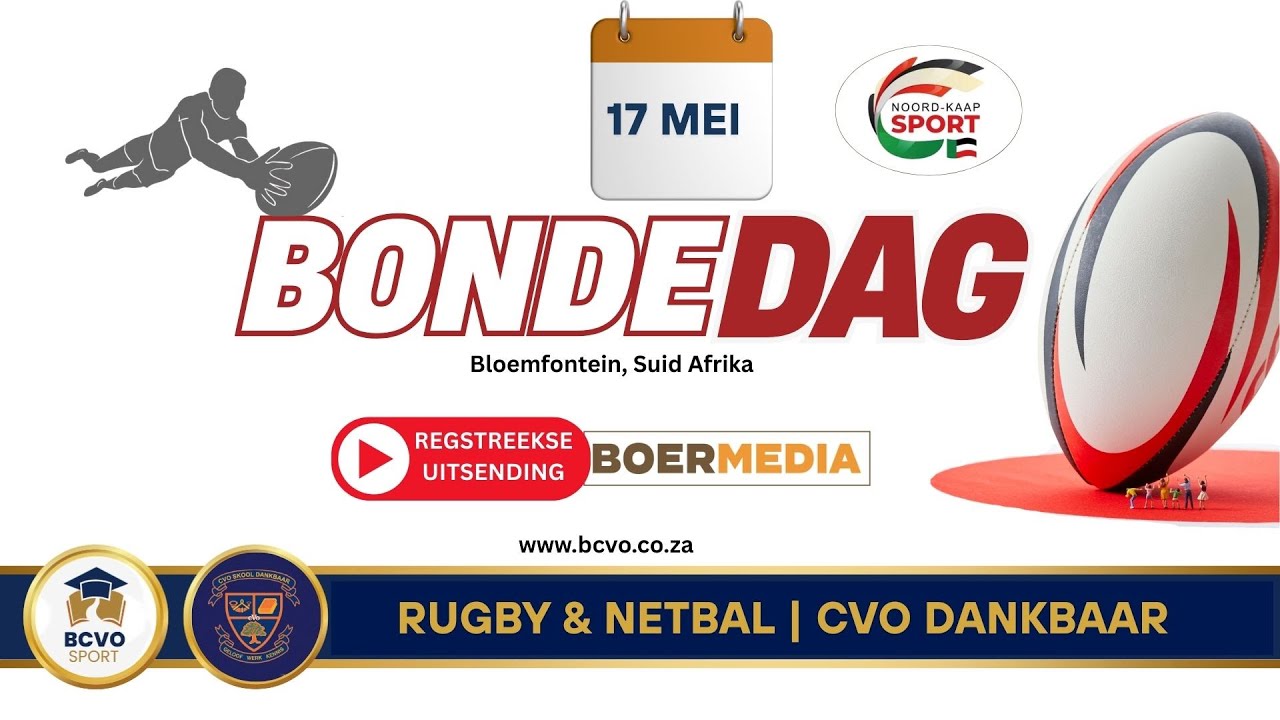 Bondedag - BCVO SPORT - Rugby - Saterdag 17 Mei 2025