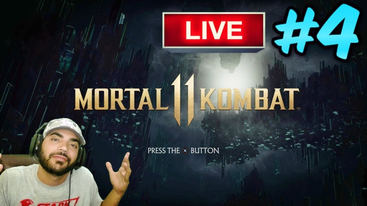 MORTAL KOMBAT 11 LIVESTREAM #4 - STORY MODE KONTINUED! LETS FIGHT