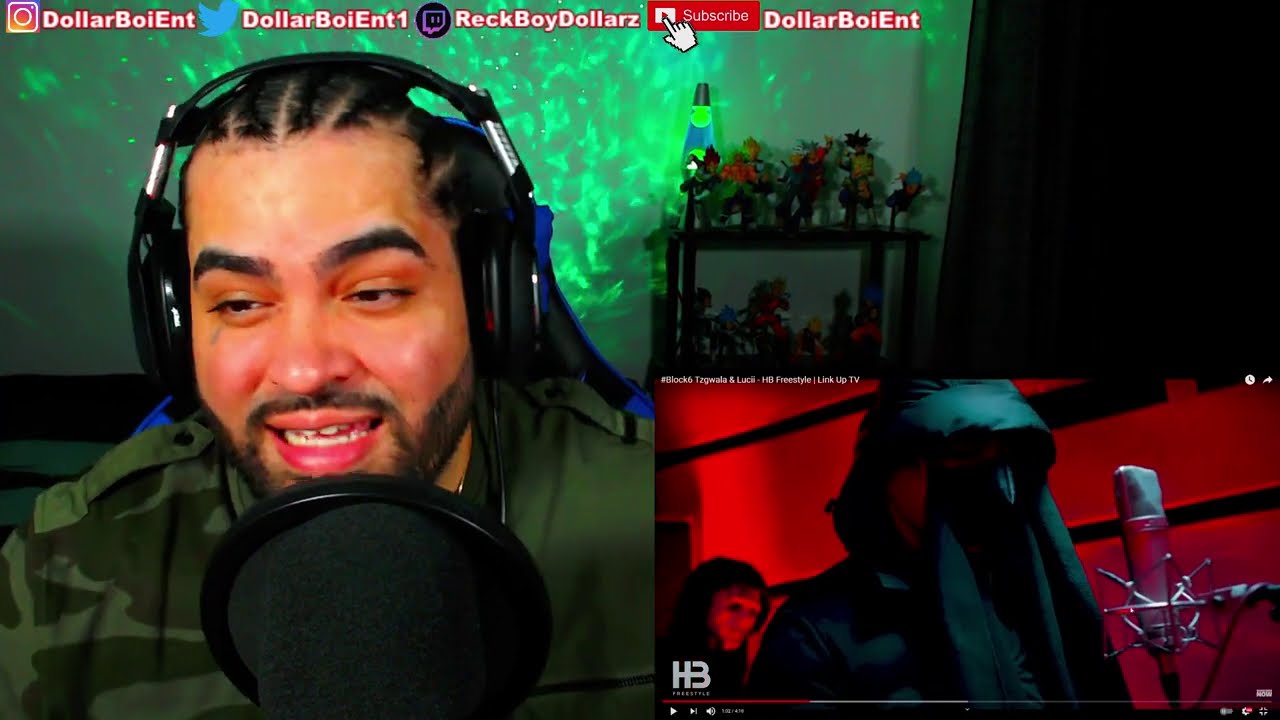 #Block6 Tzgwala & Lucii - HB Freestyle | Link Up TV American Reaction | Dollar Boi Ent